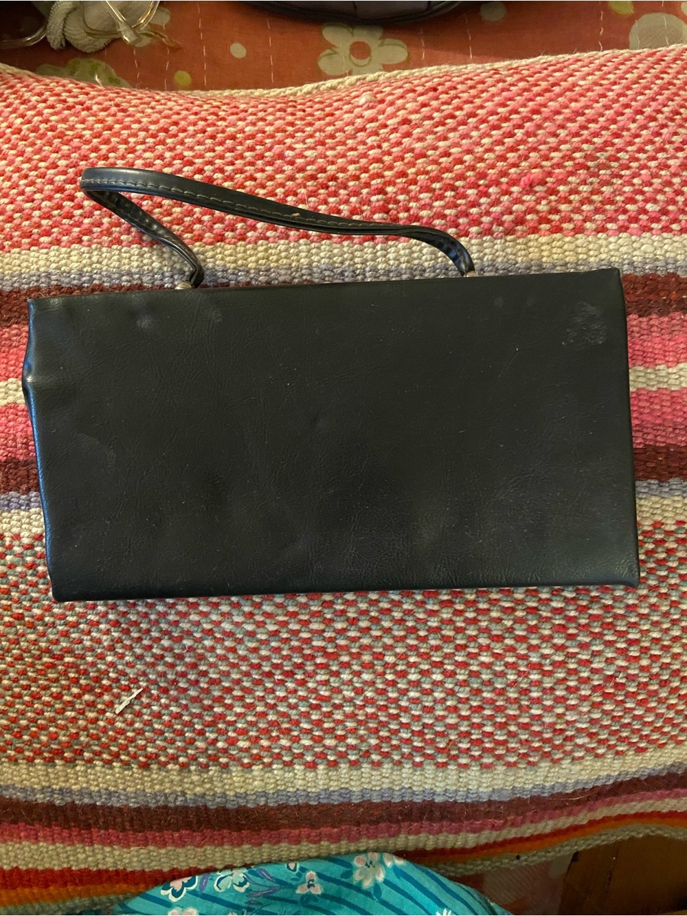 Classic Black Wristlet Clutch